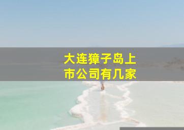 大连獐子岛上市公司有几家