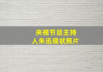 央视节目主持人朱迅现状照片