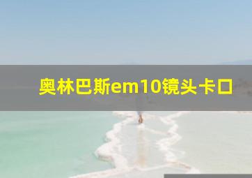 奥林巴斯em10镜头卡口