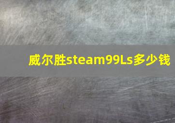 威尔胜steam99Ls多少钱