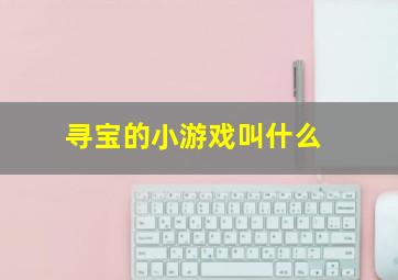 寻宝的小游戏叫什么