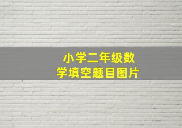 小学二年级数学填空题目图片