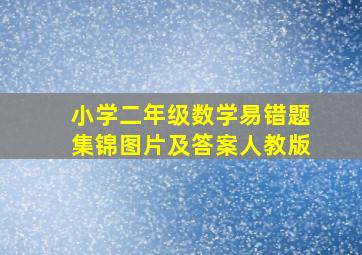 小学二年级数学易错题集锦图片及答案人教版