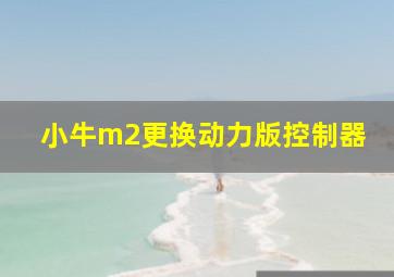 小牛m2更换动力版控制器