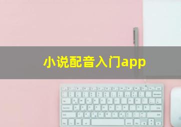 小说配音入门app