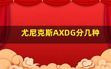 尤尼克斯AXDG分几种