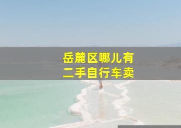 岳麓区哪儿有二手自行车卖