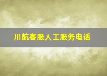 川航客服人工服务电话