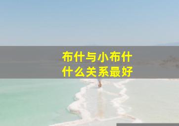 布什与小布什什么关系最好