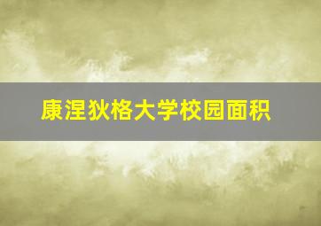 康涅狄格大学校园面积