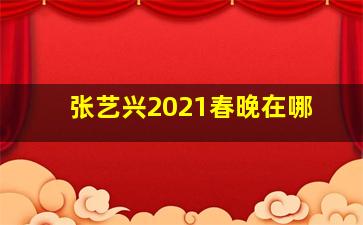 张艺兴2021春晚在哪