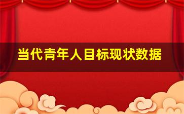 当代青年人目标现状数据