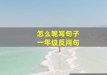 怎么呢写句子一年级反问句