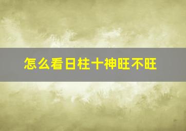 怎么看日柱十神旺不旺