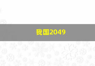 我国2049