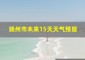 扬州市未来15天天气预报