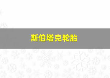 斯伯塔克轮胎