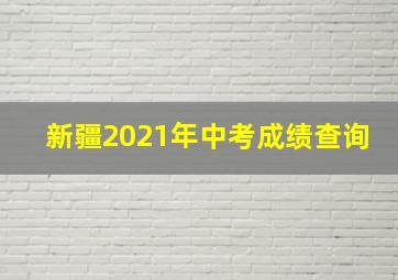 新疆2021年中考成绩查询