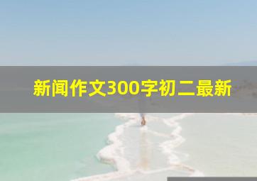 新闻作文300字初二最新