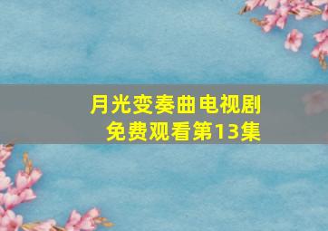 月光变奏曲电视剧免费观看第13集