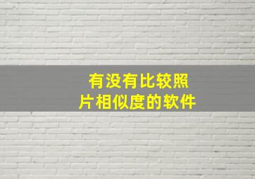 有没有比较照片相似度的软件