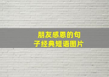 朋友感恩的句子经典短语图片