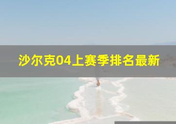 沙尔克04上赛季排名最新