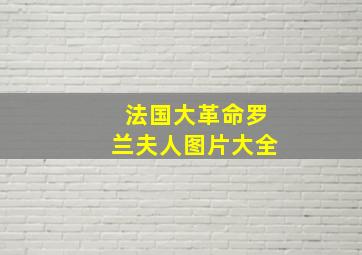 法国大革命罗兰夫人图片大全