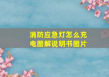 消防应急灯怎么充电图解说明书图片