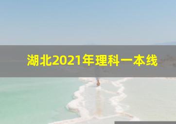 湖北2021年理科一本线