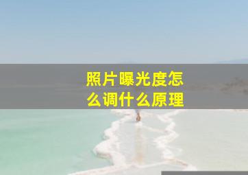 照片曝光度怎么调什么原理