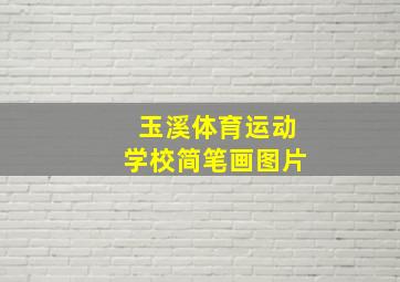 玉溪体育运动学校简笔画图片