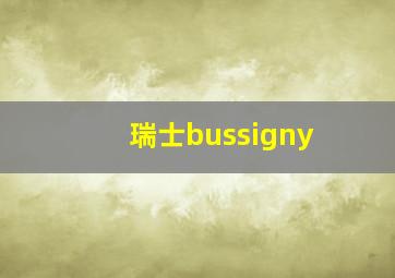 瑞士bussigny