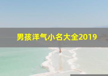 男孩洋气小名大全2019