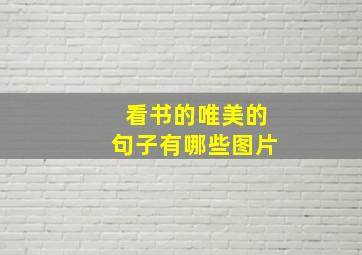 看书的唯美的句子有哪些图片