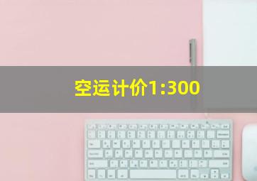 空运计价1:300