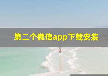 第二个微信app下载安装