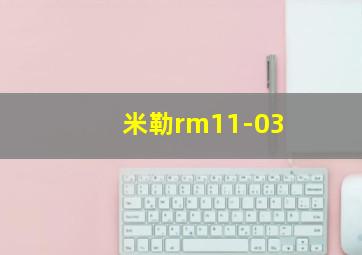 米勒rm11-03