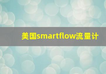 美国smartflow流量计