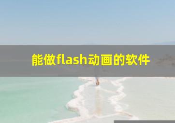 能做flash动画的软件