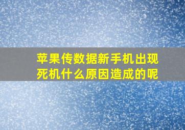 苹果传数据新手机出现死机什么原因造成的呢