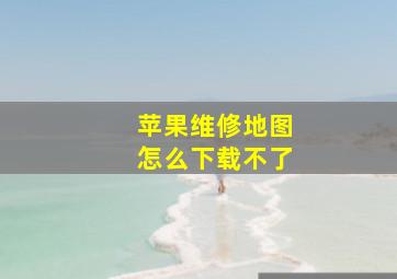 苹果维修地图怎么下载不了