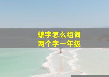 蝙字怎么组词两个字一年级