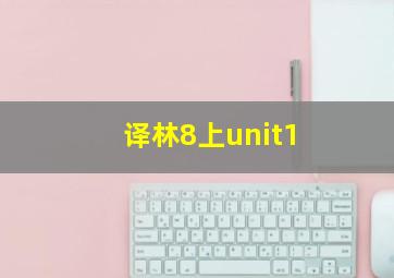 译林8上unit1