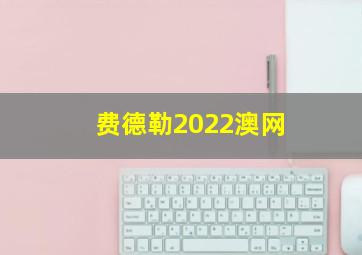 费德勒2022澳网