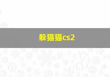 躲猫猫cs2