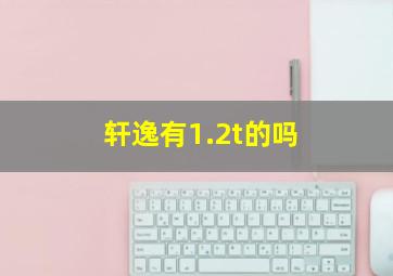 轩逸有1.2t的吗