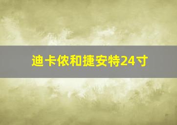 迪卡侬和捷安特24寸