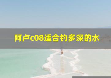 阿卢c08适合钓多深的水