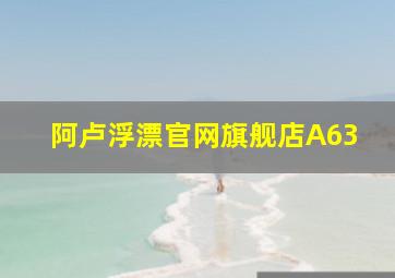 阿卢浮漂官网旗舰店A63